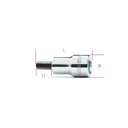 910 PE10-SOCKET DRIVERS FOR HEXA. SCREWS